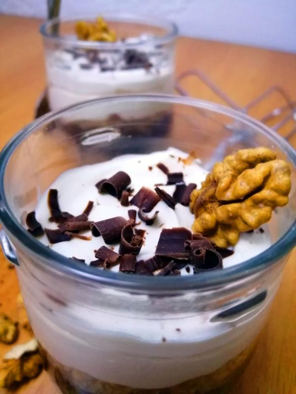 Keto Rum Coffee No-Bake Cheesecake In Jar - Low Carb Recipe