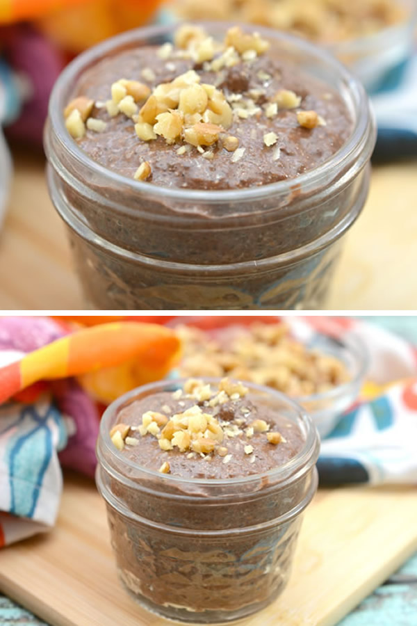BEST Keto Pudding! Low Carb Chocolate Pudding Idea - Quick & Easy Ketogenic Diet Recipe - Completely Keto Friendly Chia Seed Dessert Or Breakfast