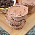 3 Ingredient Keto Chocolate Pudding Ice Cream Cookies